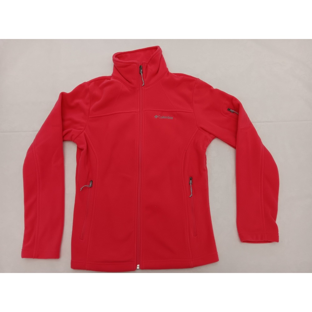 Columbia Fleece Jacket Pink Full Zip Women's Size S Sportswear Company Outdoor‎